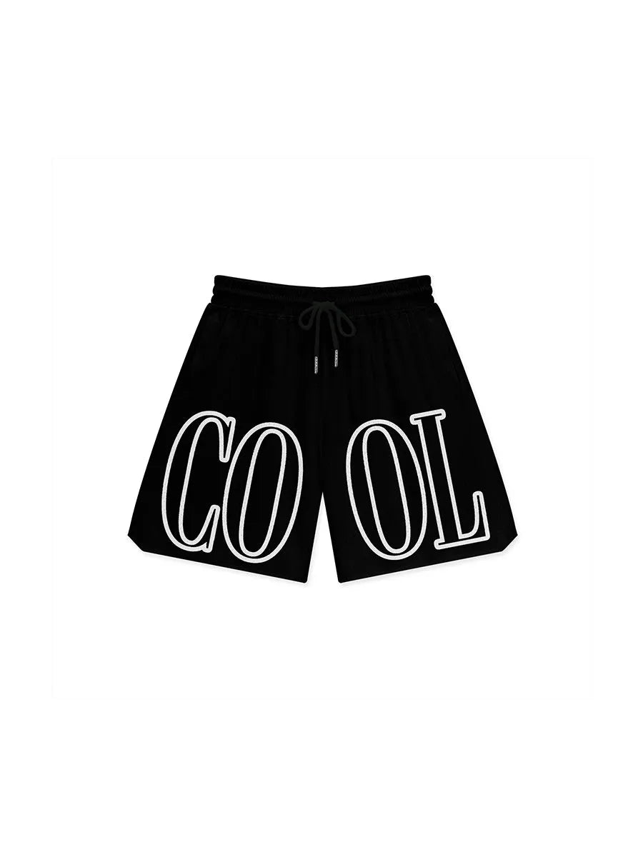 Logo Court Shorts Black