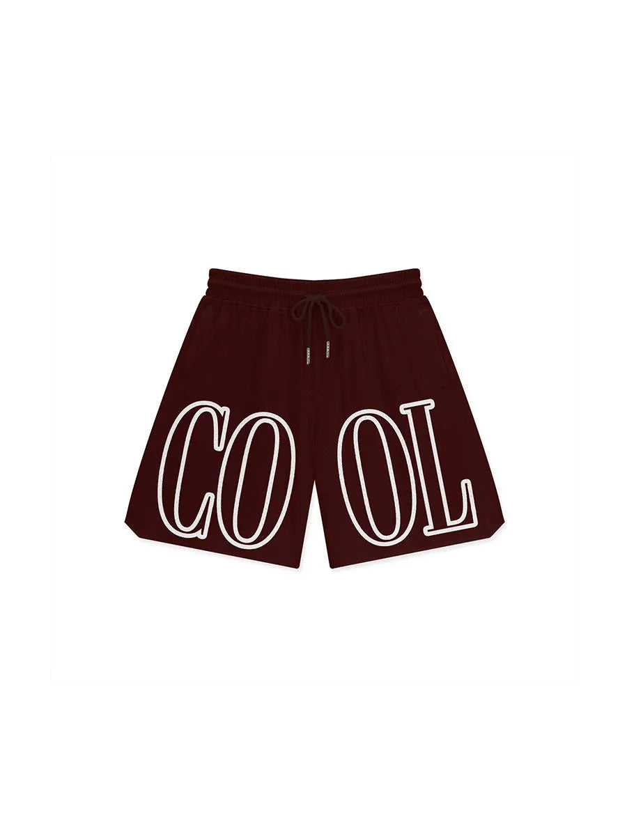 Logo Court Shorts Wine