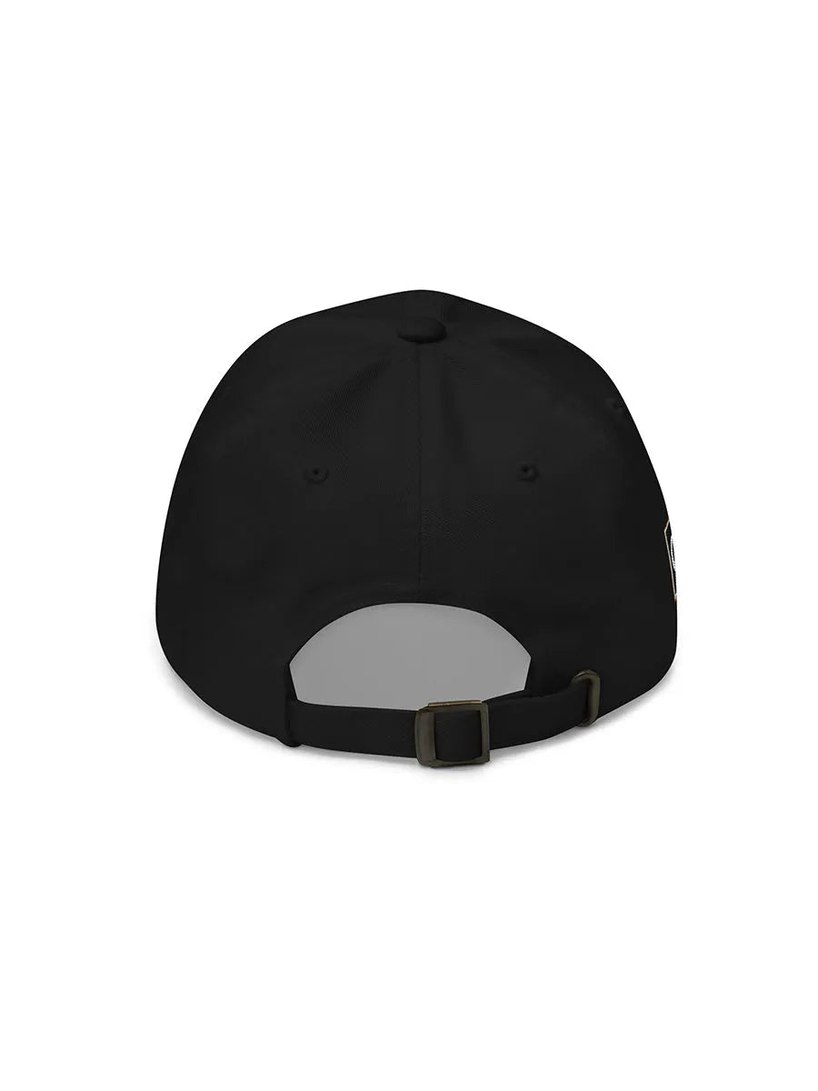 cool house black sports cap - back view