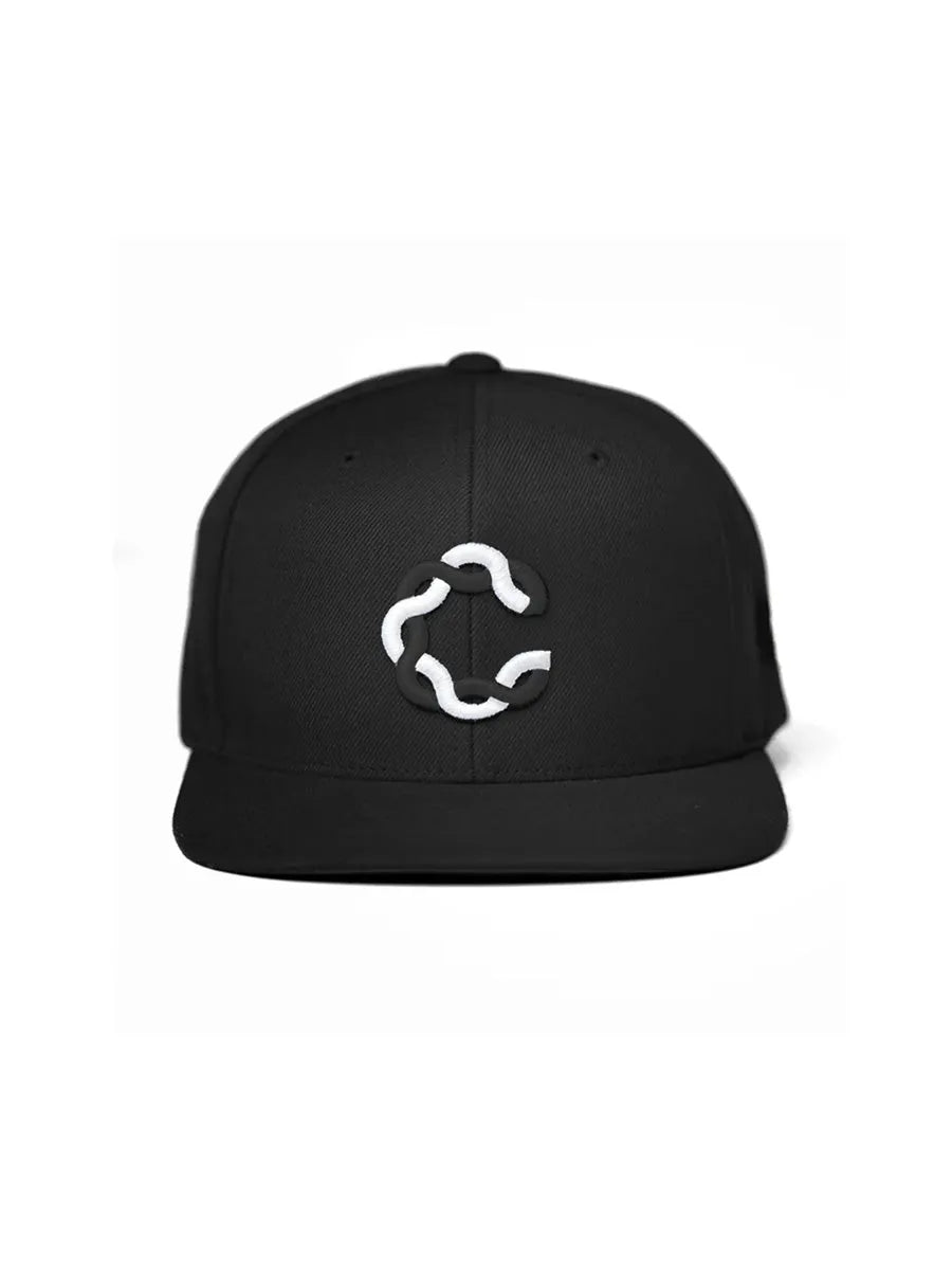 cool house black snapback hat - snapback hat with black &amp; white wave c 