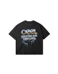 cool house cool lightning tee - Streetwear graphic t-shirt with bold cool logo and lightning design 