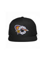 cool house black snapback hat - snapback hat in black with falling star