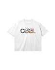 cool house multi gem tee - Streetwear graphic t-shirt with multi colored gem cool logo design