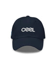 cool house navy sports cap - white cool logo 