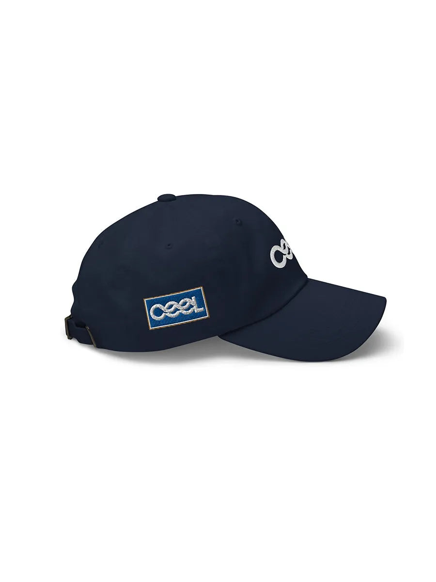 cool house navy sports cap - side view