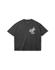 Cool house smoke back graphic streetwear tee. Smoke graphic on front