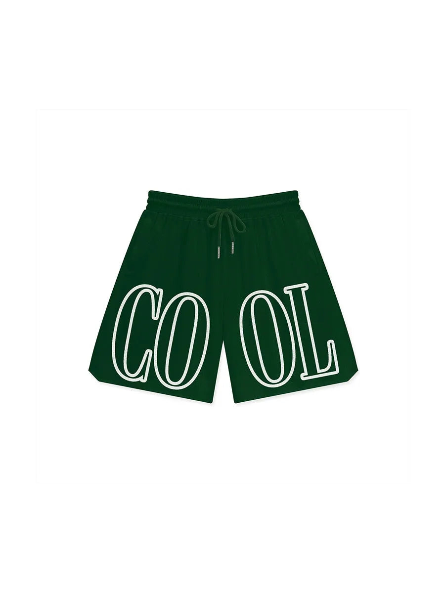 Logo Court Shorts Green