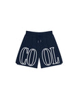 Logo Court Shorts Navy